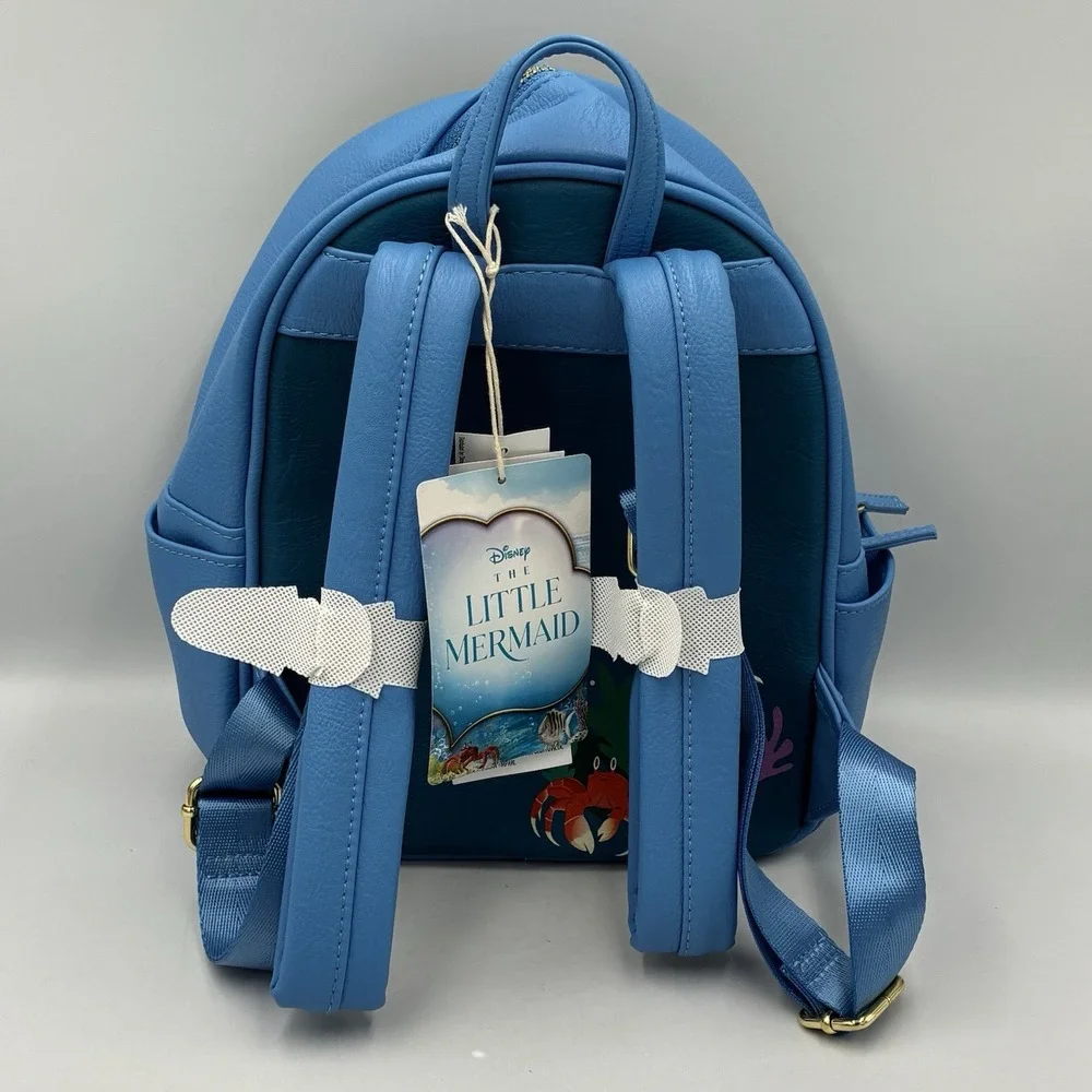 Disney Parks The Little Mermaid Loungefly Mini Backpack Live Action Film NWT
